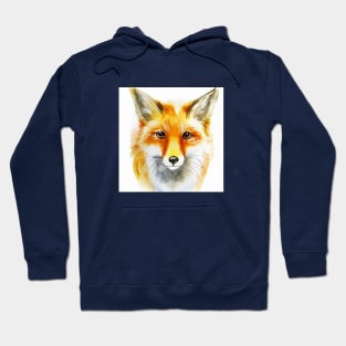 Watercolor Fox Hoodie